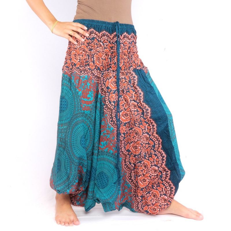 Haremshose Jumpsuit Blumenmeer