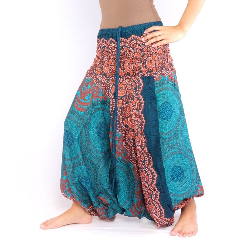Haremshose Jumpsuit Blumenmeer