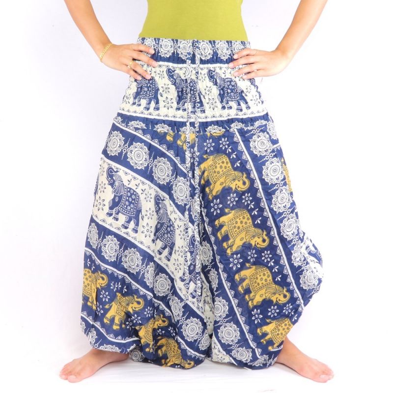 Pantalones de elefante Traje de salto Patrón de elefante