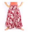 Elefantenhose Jumpsuit Elefantenmuster rot