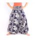 Elephant pants jumpsuit elephant pattern blue