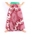 Elefantenhose Jumpsuit Elefantenmuster Mandala rot