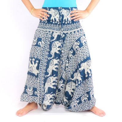 Elefantenhose Jumpsuit orientalisches Elefantenmuster