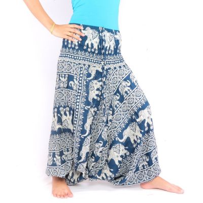 Elefantenhose Jumpsuit orientalisches Elefantenmuster
