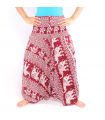 Elefantenhose Jumpsuit orientalisches Elefantenmuster