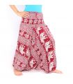 Elefantenhose Jumpsuit orientalisches Elefantenmuster