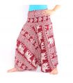 Elefantenhose Jumpsuit orientalisches Elefantenmuster
