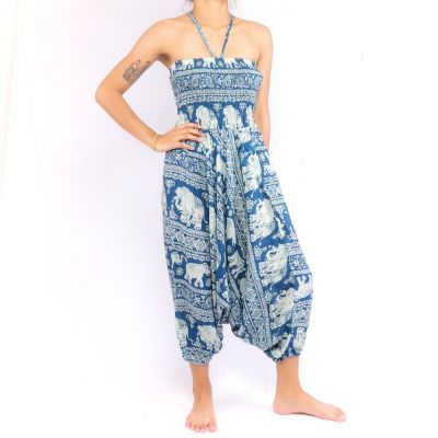 Elefantenhose Jumpsuit orientalisches Elefantenmuster