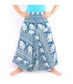 Elefantenhose Jumpsuit orientalisches Elefantenmuster