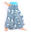 Elefantenhose Jumpsuit orientalisches Elefantenmuster
