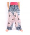 Haremshose pink blaues Mandala