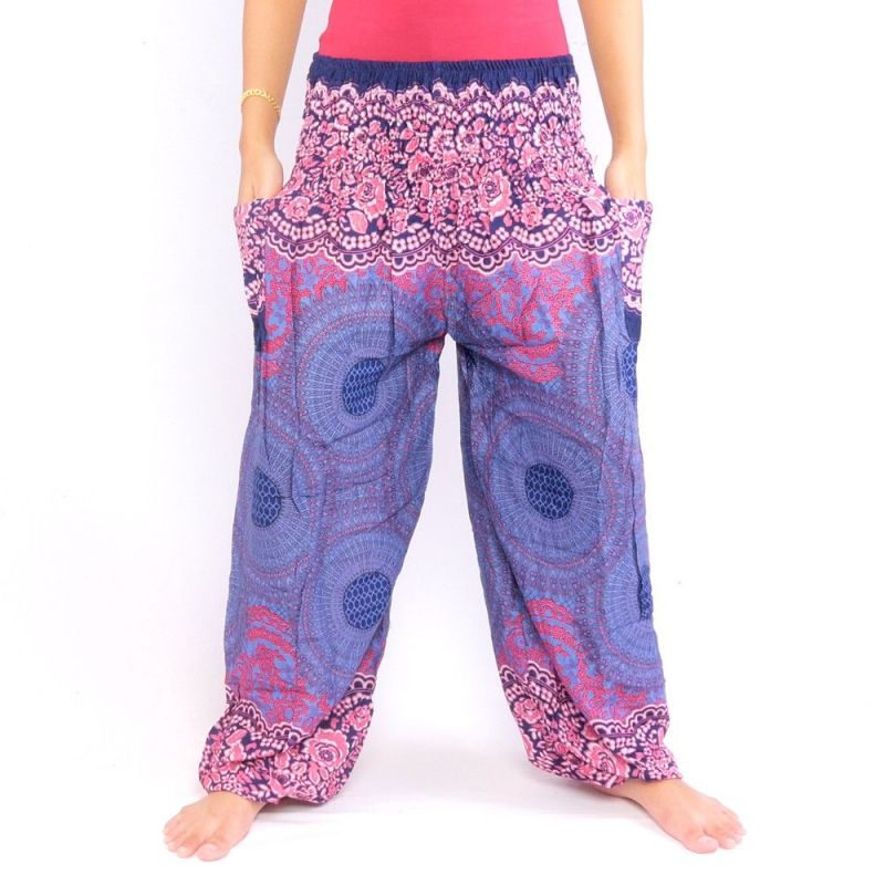 pantalon de harem chakras violet