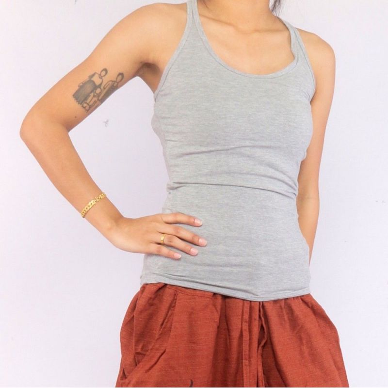 Tanktop Baumwolle Spandex Größe M
