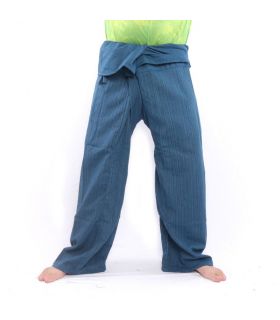 Thai Fisherman Pants Cottonmix extra lang - blau