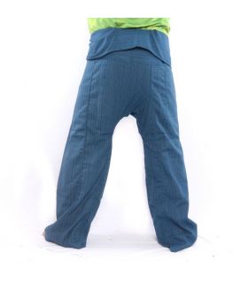 Thai Fisherman Pants Cottonmix extra lang - blau