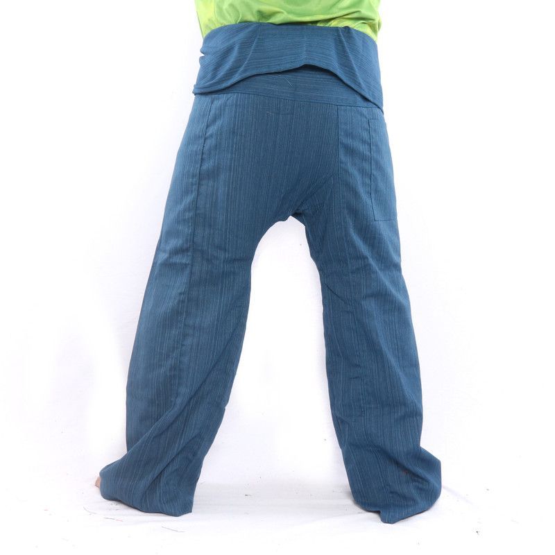 Thai Fisherman Pants Cottonmix extra long - blue
