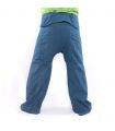 Thai Fisherman Pants Cottonmix extra lang - blau