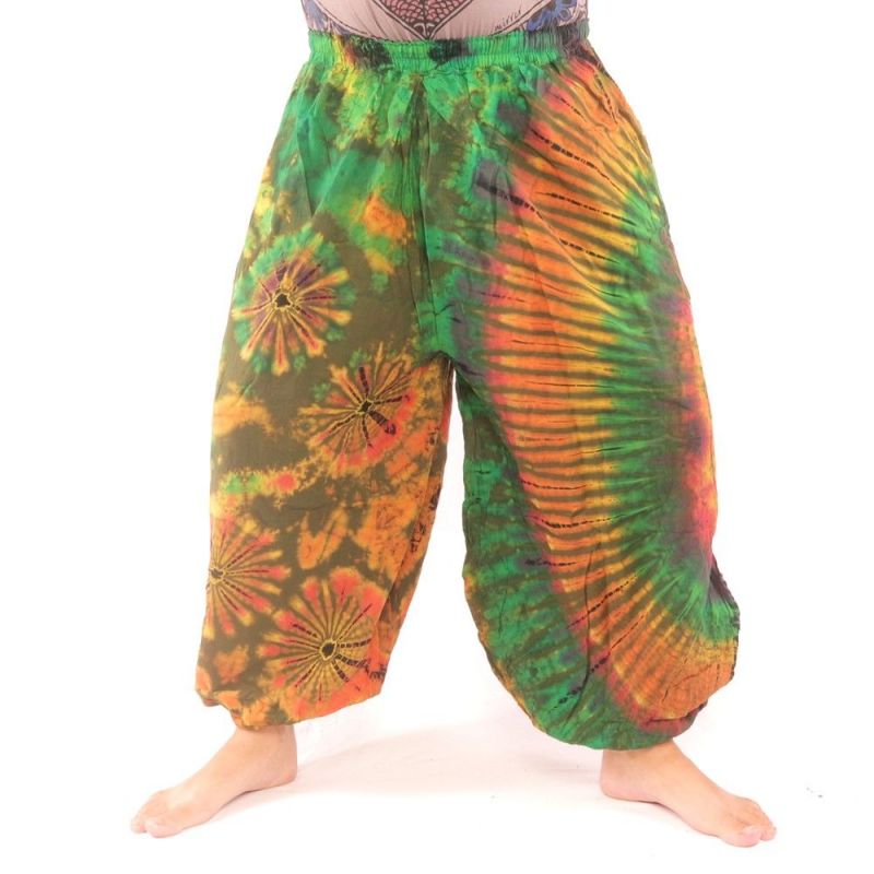 Pantalones Anchos de algodón - batik