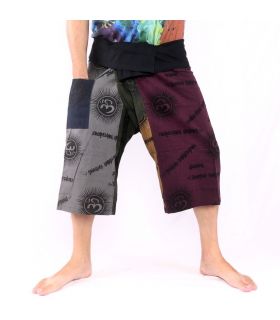 3/5 Thai fisherman pants short Om Goa - cotton