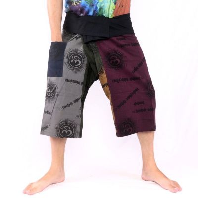 3/5 Thai fisherman pants short Om Goa - cotton