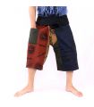 3/5 Thai fisherman pants short Om Goa - cotton
