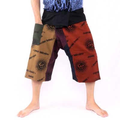 3/5 Thai fisherman pants short Om Goa - cotton