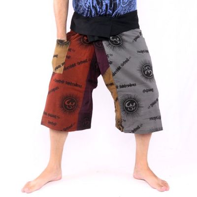 3/5 Thai fisherman pants short Om Goa - cotton