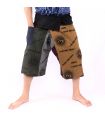 3/5 Thai fisherman pants short Om Goa - cotton