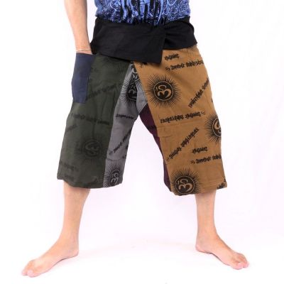 3/5 Thai fisherman pants short Om Goa - cotton