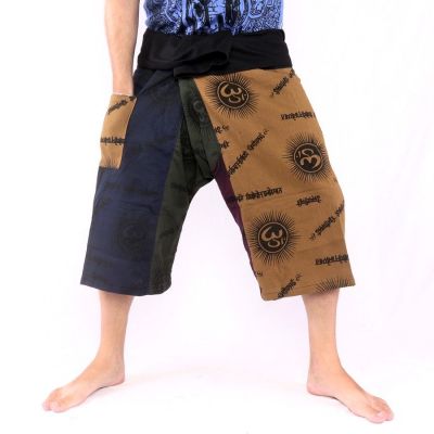 3/5 Thai fisherman pants short Om Goa - cotton