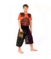 3/5 Thai Fischerhose kurz Om Goa - Baumwolle