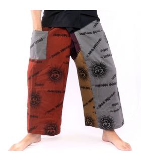 Thai fisherman pants Om Goa - cotton size L