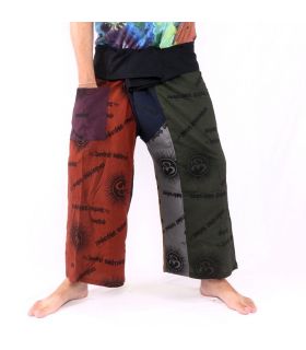 Thai fisherman pants Om Goa - cotton size L