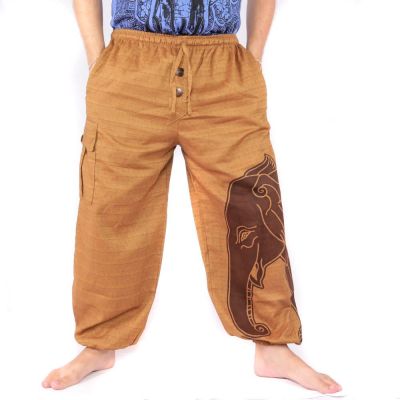 Haremshose Jogger Elefantenkopf