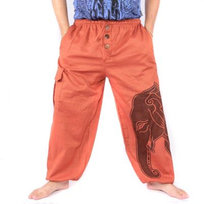 Haremshose Jogger Elefantenkopf