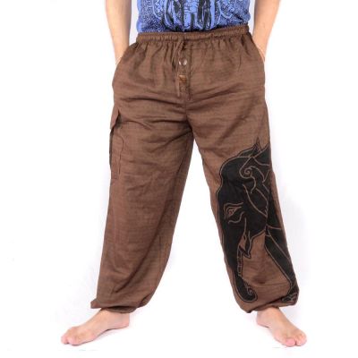 Haremshose Jogger Elefantenkopf