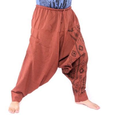 Aladinhose Aztekenmuster