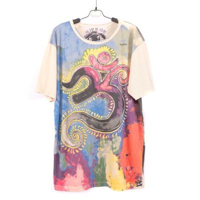 "Mirror" Om T-shirt Size L