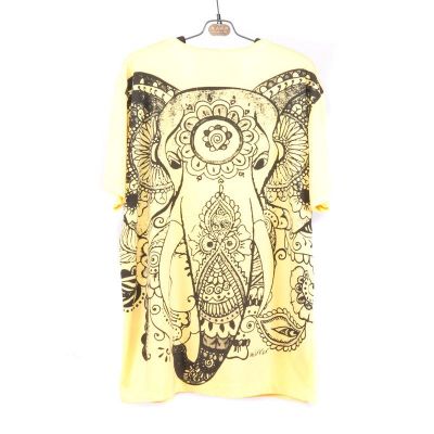 "Mirror" Hippie Ganesha Elephant T-Shirt Size L