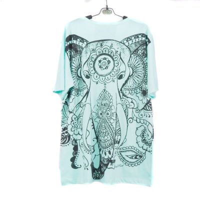 "Mirror" Hippie Ganesha Elephant T-Shirt Size L