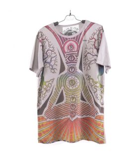"Mirror" Om T-Shirt Größe M
