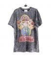 "No Time" Pilze T-Shirt Größe M Stonewashed