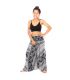 Harem pants jumpsuit, onesie, playsuit, romper elephants black