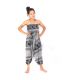 Harem pants jumpsuit, onesie, playsuit, romper elephants black