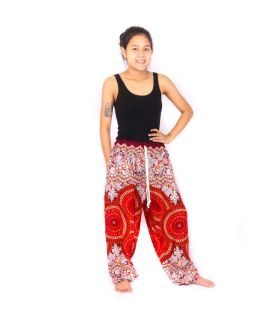 Haremshose Mandala rot