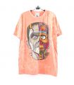 "No Time" T-Shirt Frankenstein Size M Stonewashed