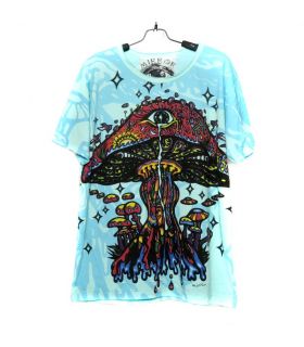 T-Shirt "Mirror" Champignons psychédéliques Taille M