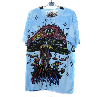 "Mirror" Psychedelic Mushrooms T-Shirt Size M
