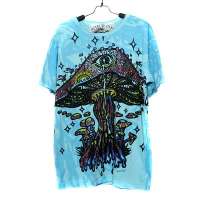 "Mirror" Psychedelic Mushrooms T-Shirt Size M