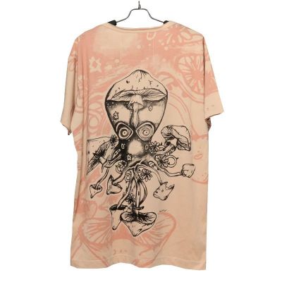 "Mirror" Squid, Octopus, Mushroom T-Shirt Size M